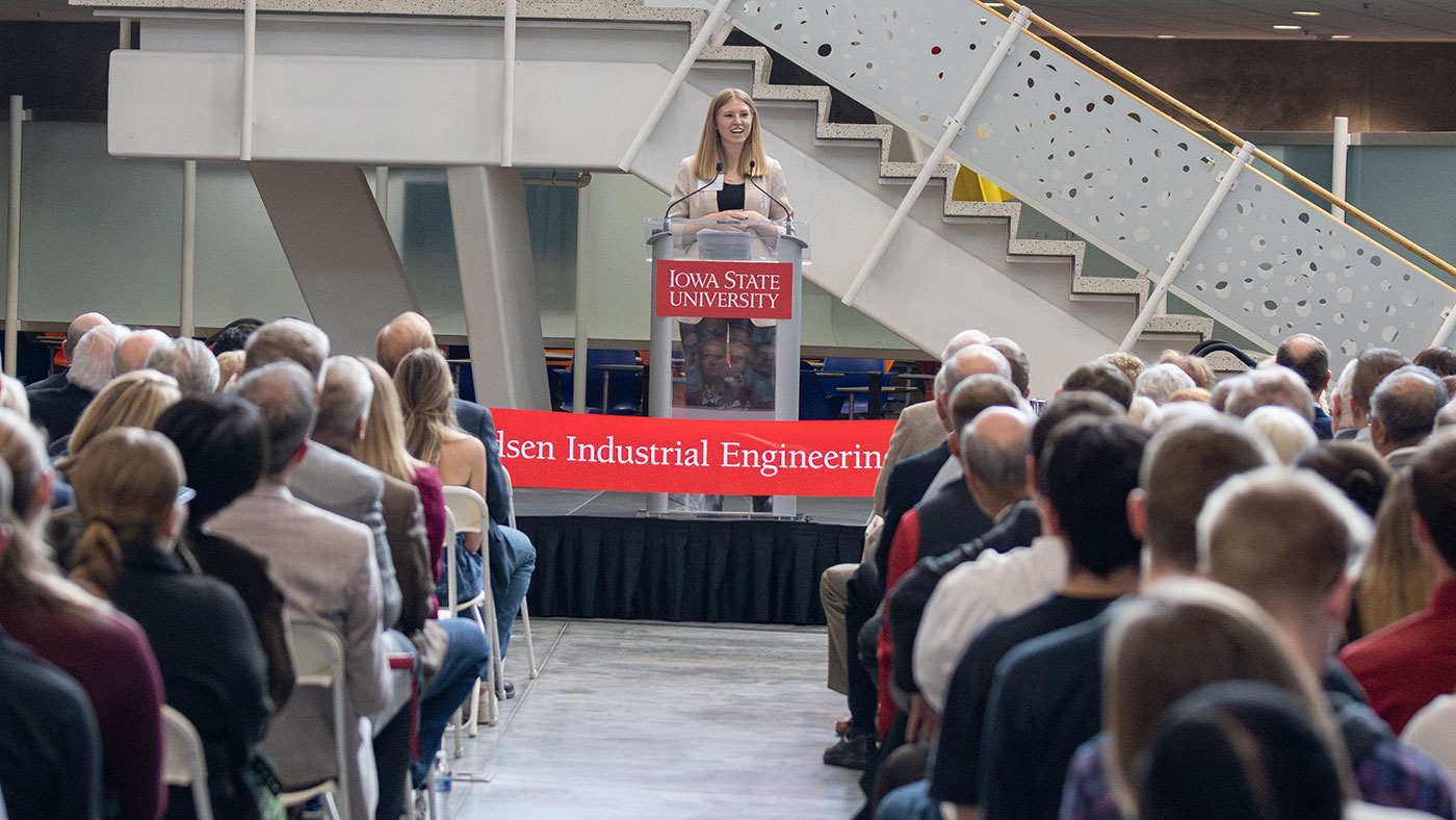 Therkildsen Industrial Engineering building dedication