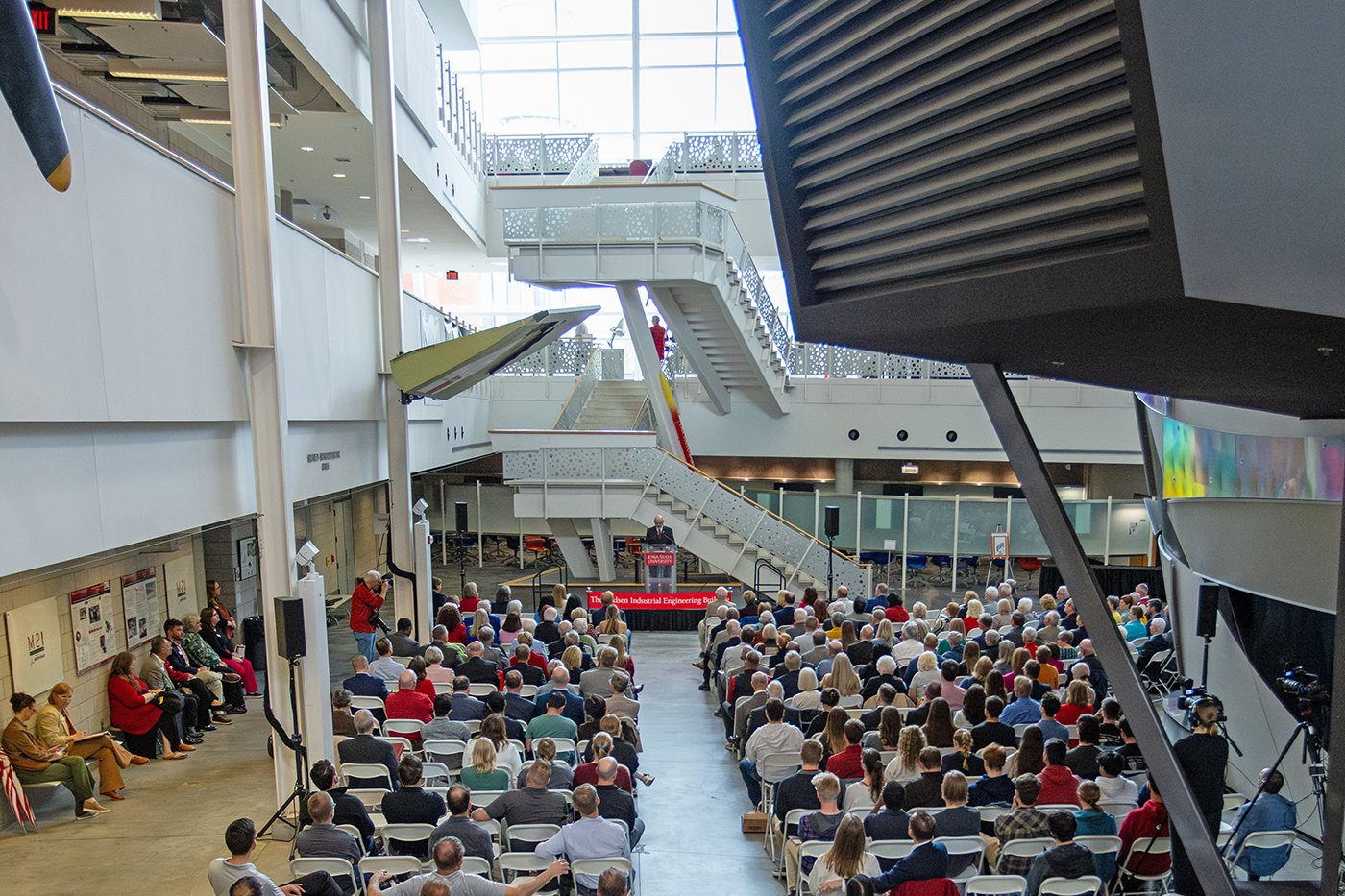 Therkildsen Industrial Engineering building dedication